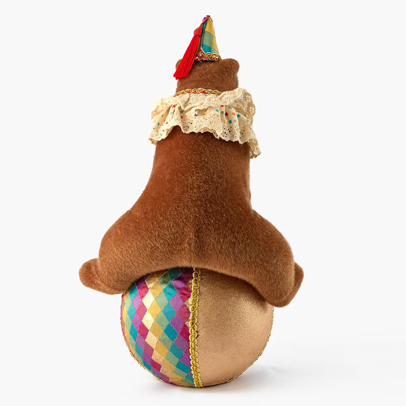 Bertie Bear On Ball - 59cm