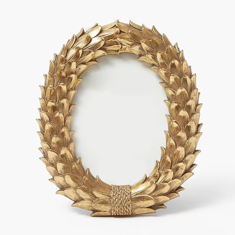 Oval Gold Photo Frame
