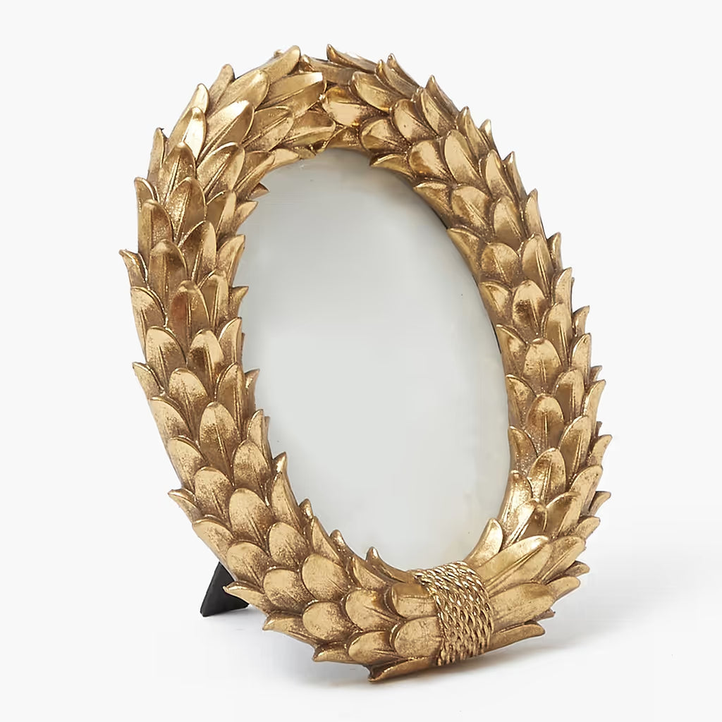 Oval Gold Photo Frame