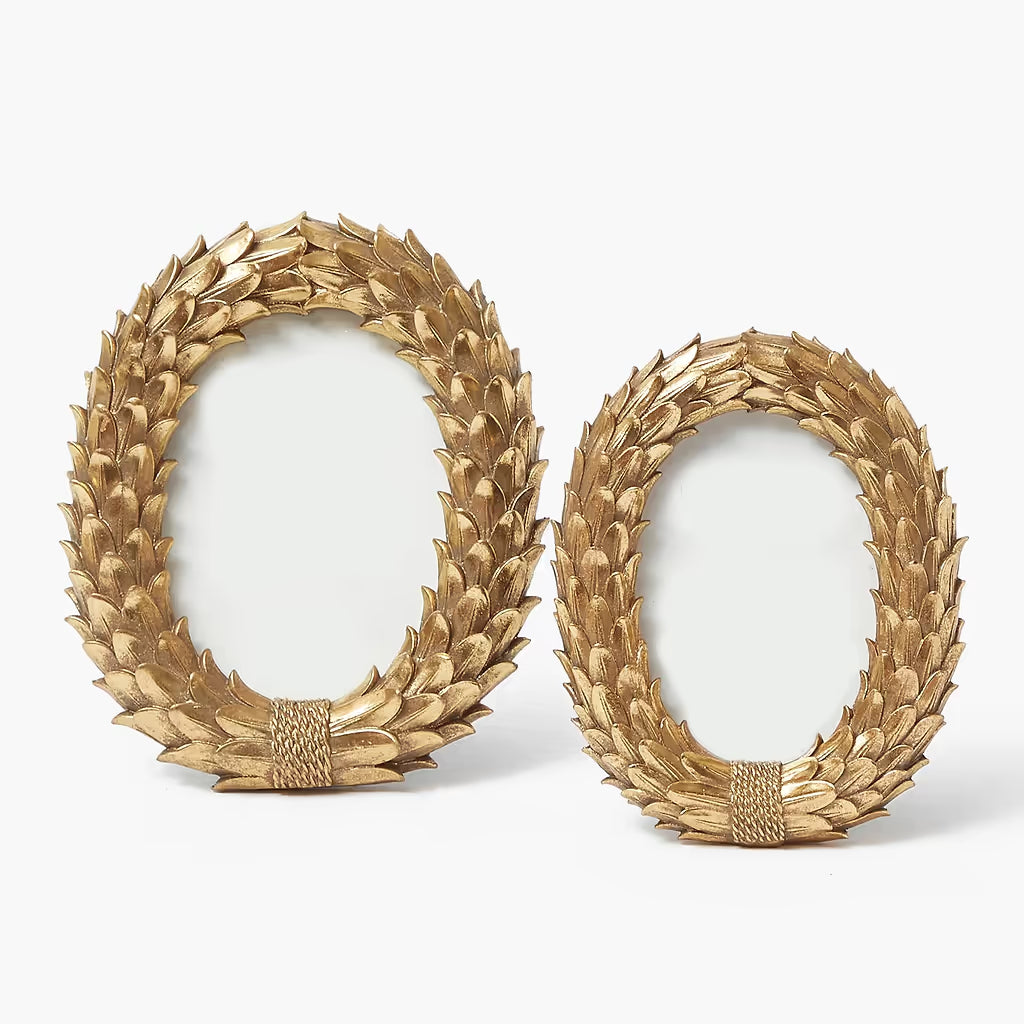 Oval Gold Photo Frame